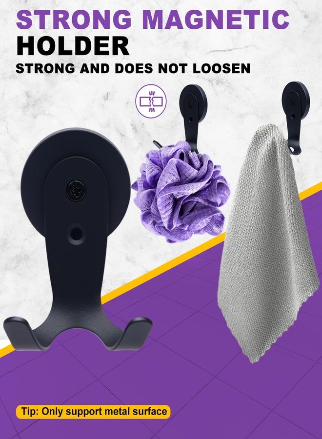 PROKITCHEN 2 Pack Portafilter Holder Double Hooks, Magnetic Portafilter Tamper Holder for Coffee Tamper, Stainless Steel Espresso Accessories Organizer Tools, Black - Image 4